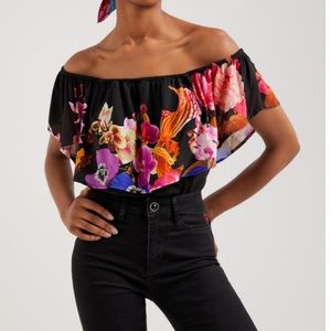Desigual x Christian Lacroix Floral Bodysuit
